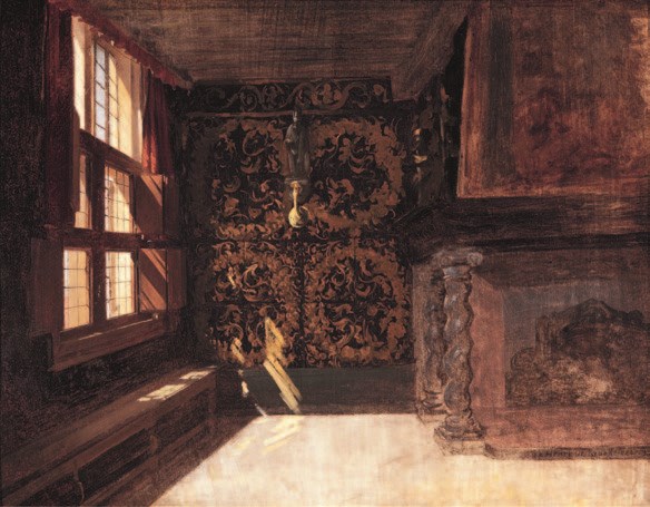 Zaal in het brouwershuis,1871-1880